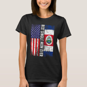 Camiseta Melhor Solteiro Mãe Dia de as mães Costa Rica Esta