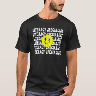 Camiseta Melhor Sorriso de Professor Retro Literacia de Vol
