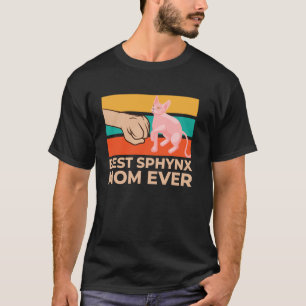 Camiseta Melhor Sphynx Mãe Nunca Sem Cabelos Gato Esphynx C