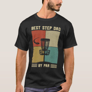 Camiseta Melhor Stepdad De Longe Homens Golf Retro Sunset P