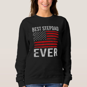 Camiseta Melhor Stepdad Do Mundo Com A Bandeira Americana 4