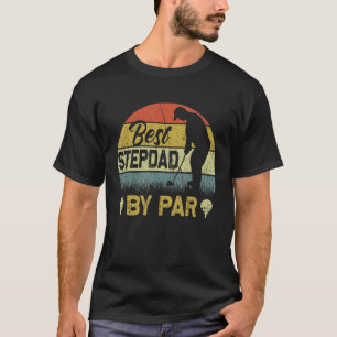 Camiseta Melhor Stepdad Do Par Dia de os pais Golfe