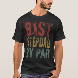 Camiseta Melhor Stepdad Por Golfe De Pai De Par