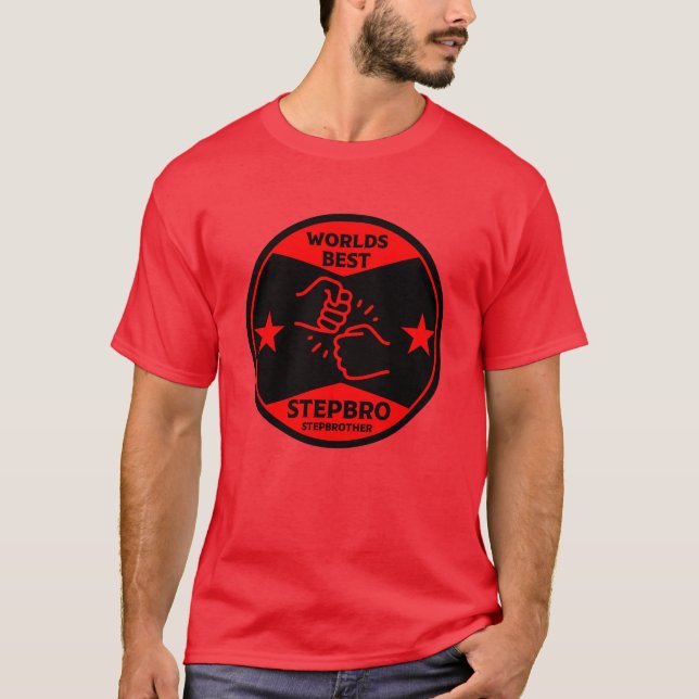 Camiseta Melhor Stepirmão do Mundo (Frente)