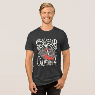 Camiseta Melhor surfe na Califórnia - Teto do Surf Retroati