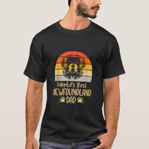 Camiseta Melhor Tanque de Cachorro da Terra Nova do Pai da