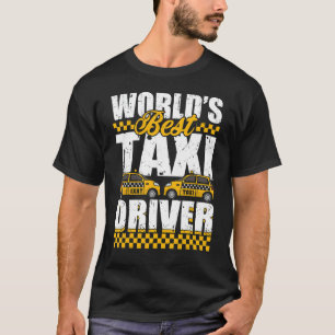 Camiseta Melhor Taxista do Mundo Motorista de Táxi Taxista