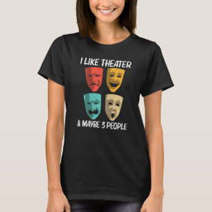 Camiseta Melhor Teatro Para Mulheres Na Broadway Musical Th