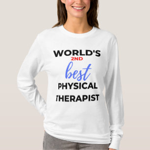 Camiseta Melhor Terapêutica Física do segundo do Mundo 2