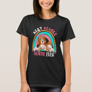 Camiseta Melhor Tia Beagle Cachorro-Arco Cachorro-Arco Cach