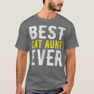 Camiseta Melhor Tia De Gato Engraçado