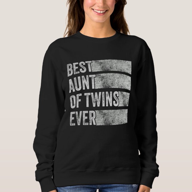 Camiseta Melhor Tia De Gêmeos Engravidando Engravidando Fun (Frente)