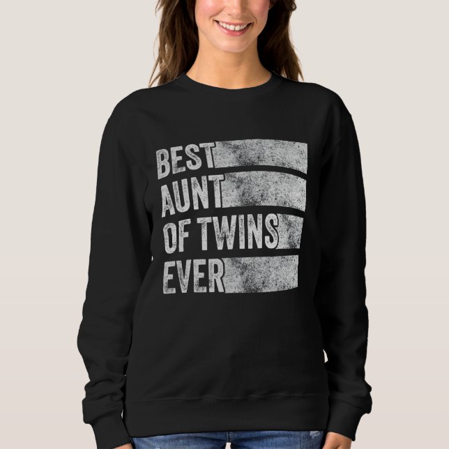 Camiseta Melhor Tia De Gêmeos Engravidando Engravidando Fun (Frente)