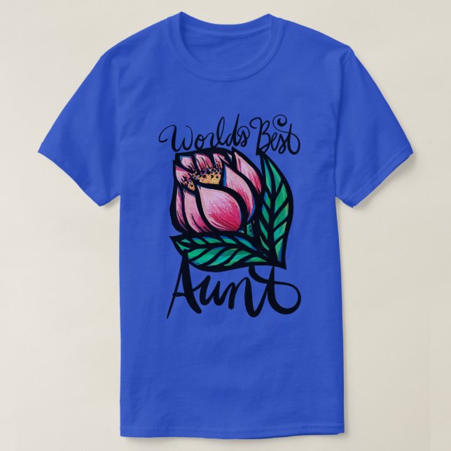 Camiseta Melhor Tia do Mundo (Frente do Design)