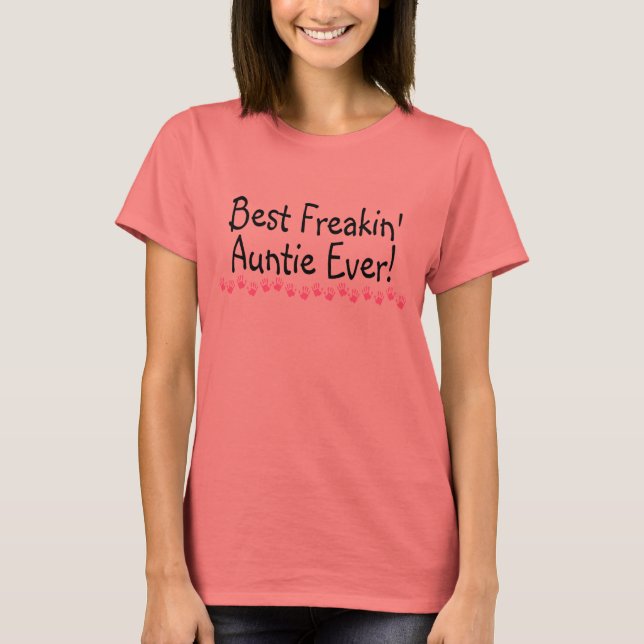 Camiseta Melhor tia maluca a cada (Frente)