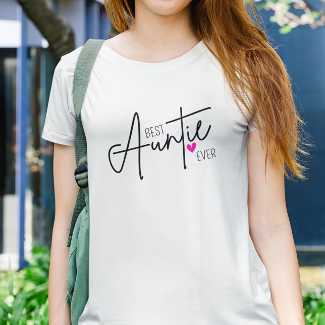 Camiseta Melhor Tia Nunca (A perfect gift for the best auntie ever!)