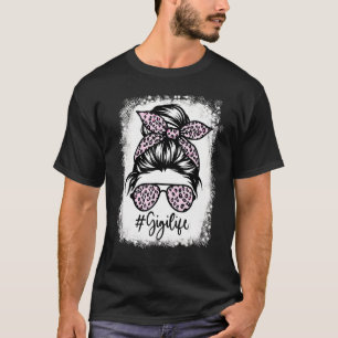 Camiseta Melhor Tia Vida Mensageira Leopard Sangrado Tia M