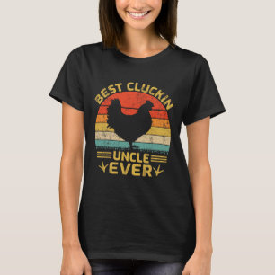 Camiseta Melhor Tio Cluckin Já Existiu Frango Vintage Tio P