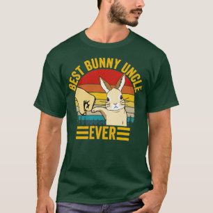 Camiseta Melhor Tio Coelho Nunca Teve Melhor Pai Coelhinho 