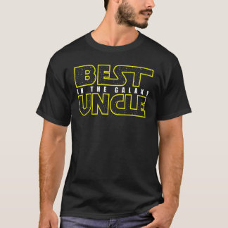 Camiseta Melhor Tio da Galáxia Família do Tio