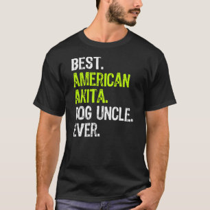 Camiseta Melhor Tio de Cachorro Americano Akita