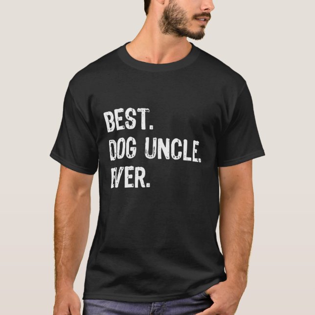 Camiseta Melhor Tio De Cachorro Já Engraçado Cristo De Pres (Frente)