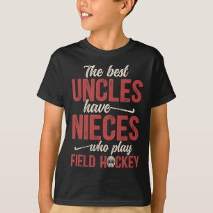 Camiseta Melhor Tio de Hockey em Campo de um Jogador de Hoc