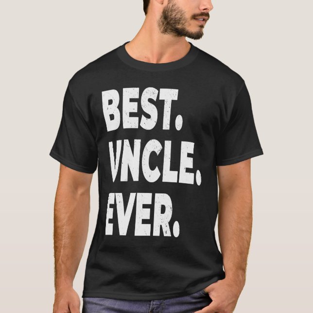 Camiseta Melhor Tio De Sempre Para Tio (Frente)