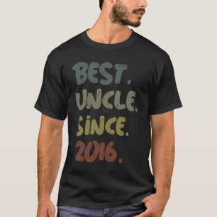 Camiseta Melhor Tio Desde 2016 O Melhor Tio De Todos Os Tio