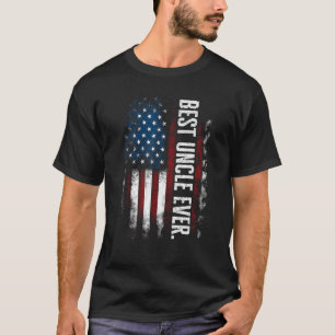 Camiseta Melhor Tio do Dia dos Pais do Mundo Americano