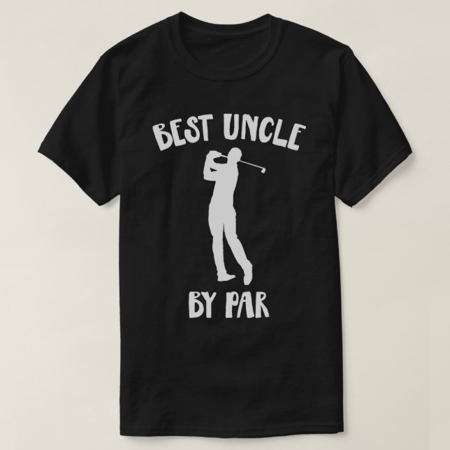 Camiseta Melhor Tio Engraçado Por Par Golf Gift (Frente do Design)