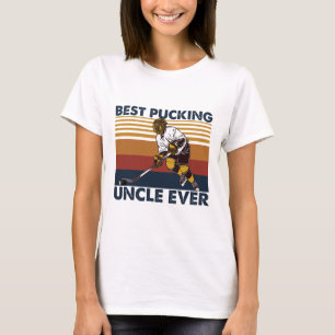 Camiseta Melhor Tio Pucking de Todos o Tio de Hockey Engraç