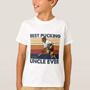 Camiseta Melhor Tio Pucking de Todos Tio Engraçado de Hocke