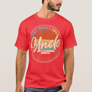 Camiseta Melhor Tio Tio Tão Engraçado Avô Dando Presente Pa