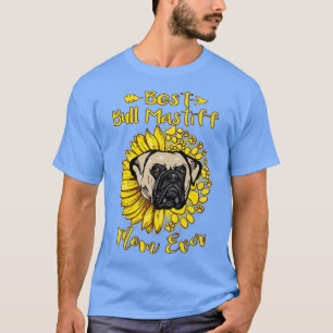 Camiseta Melhor Touro Mastiff Cachorro Mãe Alguma Vez Engra