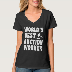 Camiseta Melhor Trabalhador de Leilão do Mundo  Título do T