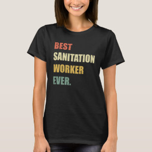 Camiseta Melhor Trabalhador De Saneamento Ever Vintage