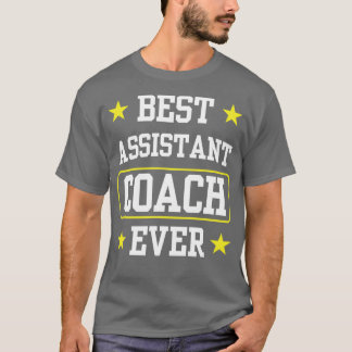 Camiseta Melhor treinador assistente de treinador de sempre