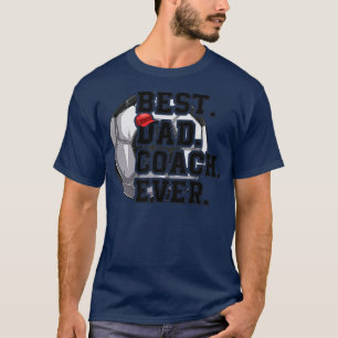 Camiseta Melhor treinador de futebol de Pai de futebol de t