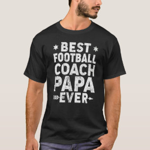 Camiseta Melhor treinador de futebol Papa Dia de os pais
