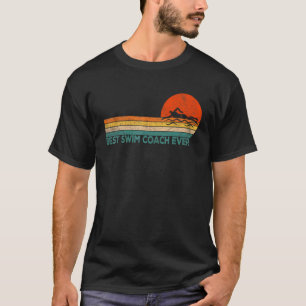 Camiseta Melhor Treinador de Natação de Todos os Tempos Tre