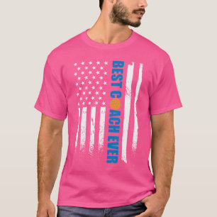 Camiseta Melhor treinador de náusea por vara americana