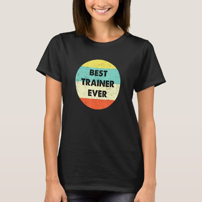 Camiseta Melhor treinador de sempre (Frente)
