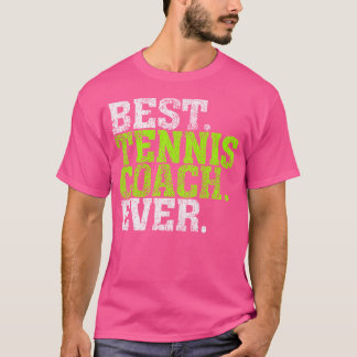 Camiseta Melhor treinador de Tênis de Tênis