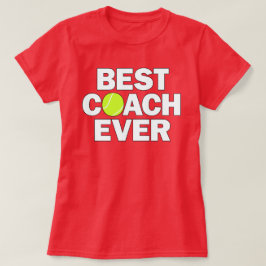 Camiseta Melhor treinador de Tênis para mulheres em esporte