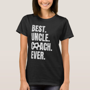 Camiseta Melhor Treinador de Tio, Engraçado Teto de Futebol