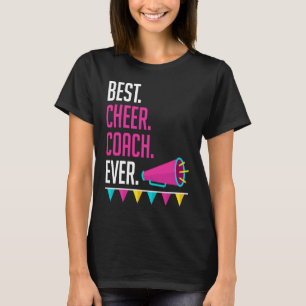 Camiseta Melhor treinador de torcida de torcida Cos de Inst
