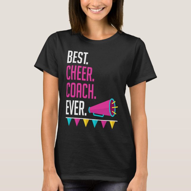 Camiseta Melhor treinador de torcida de torcida Cos de Inst (Frente)