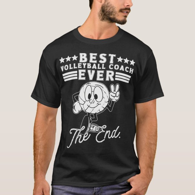 Camiseta Melhor Treinador De Voleibol (Frente)