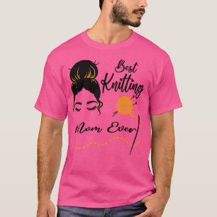 Camiseta Melhor tricô de mamãe no mundo